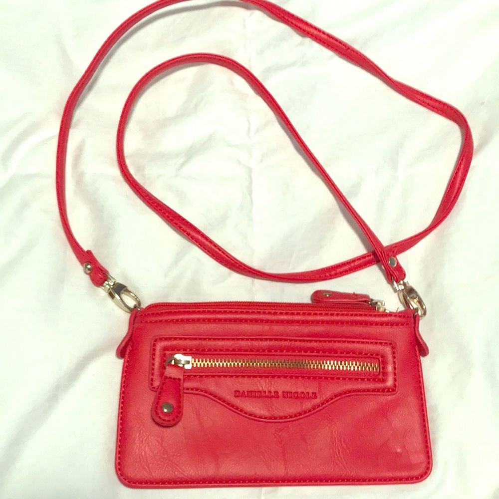 Red Crossbody clutch